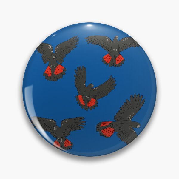 Item preview, Red Tailed Black Cockatoos designed and sold by Leapingdoe.