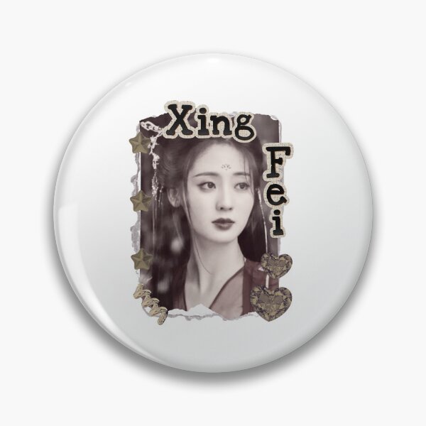 Item preview, Xing Fei (邢菲) Chinese Actress Art Chinese Celebrity Illustration Scrapbook Collage Cozy Y2K Vintage Design designed and sold by HELL0WBELLO.