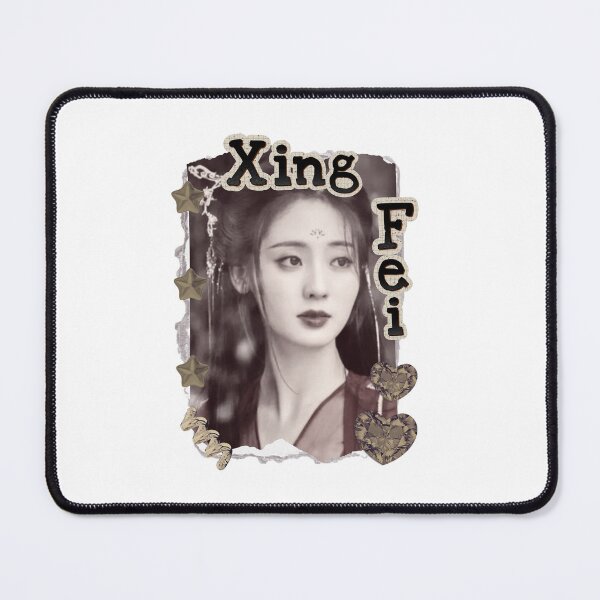 Item preview, Xing Fei (邢菲) Chinese Actress Art Chinese Celebrity Illustration Scrapbook Collage Cozy Y2K Vintage Design designed and sold by HELL0WBELLO.