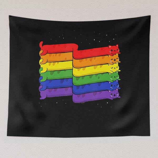 Item preview, Rainbow Cats Shirt Lgbtq Kitty Lover Pride Month Lgbt Flag designed and sold by MarisolOndricka.