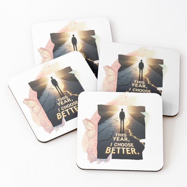 Item preview, This Year, I Choose Better personal development art designed and sold by SloganSauce.