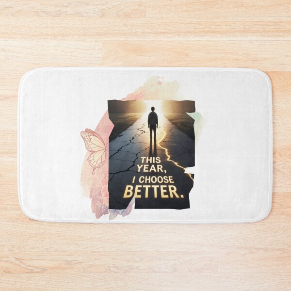 Item preview, This Year, I Choose Better personal development art designed and sold by SloganSauce.