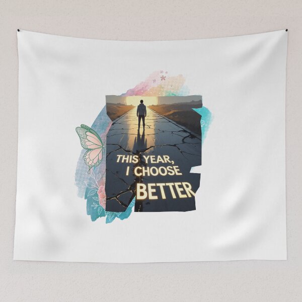 Item preview, This Year, I Choose Better symbolic design designed and sold by SloganSauce.