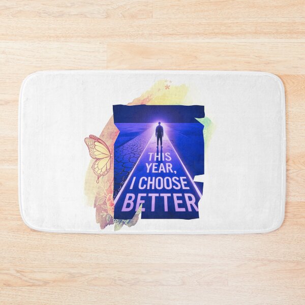 Item preview, This Year, I Choose Better decision making art designed and sold by SloganSauce.