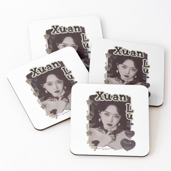 Item preview, Xuan Lu (宣璐) Lulu Xuan Chinese Actress Art Chinese Celebrity Illustration Scrapbook Collage Cozy Y2K Vintage Design designed and sold by HELL0WBELLO.