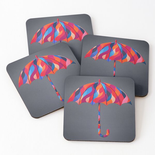 Item preview, Abstract Colorful Umbrella Illustration designed and sold by Pacika.