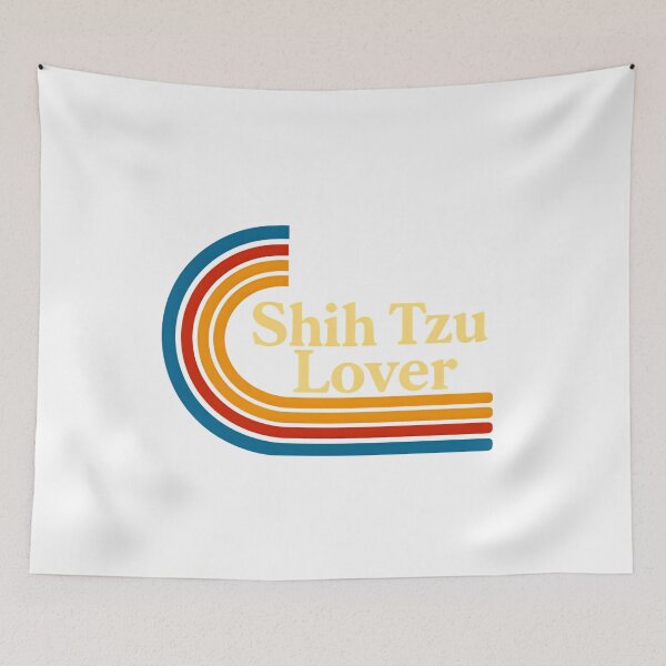 Item preview, Shih Tzu Lover Retro 80s Rainbow Vintage T-Shirt designed and sold by OreoStudio.