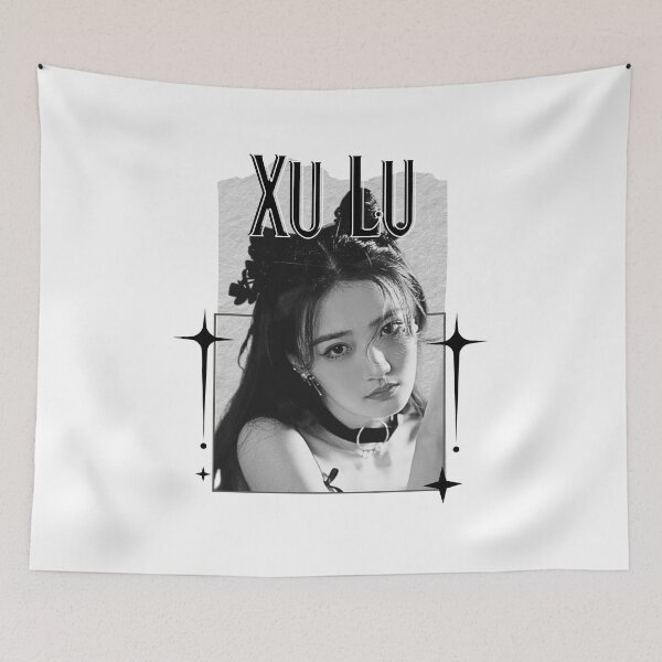 Item preview, Xu Lu (徐璐) Chinese Actress Art Chinese Celebrity IllustrationScrapbook Collage Cozy Y2K Vintage Design designed and sold by HELL0WBELLO.