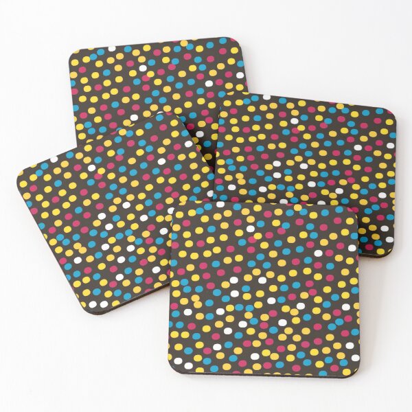 Item preview, Polka Dots Black Background Pattern designed and sold by Ed & Harmony.