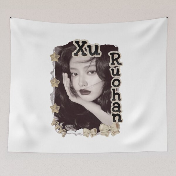 Item preview, Xu Ruohan (徐若晗) Chinese Actress Art Chinese Celebrity Illustration Scrapbook Collage Cozy Y2K Vintage Design designed and sold by HELL0WBELLO.