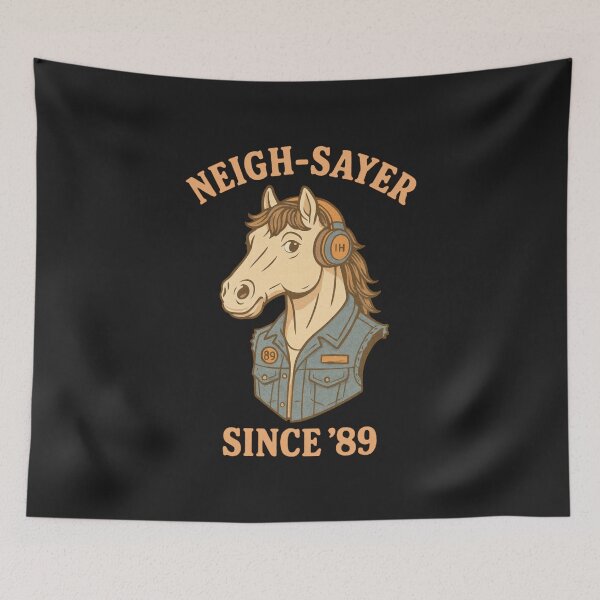 Item preview, Retro Rebellion: The Original Neigh Sayer designed and sold by AwesomeBeyondLimits.