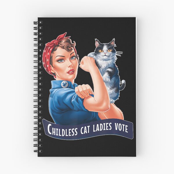 Item preview, Childless Cat Ladies Vote Rosie The Riveter designed and sold by MarisolOndricka.