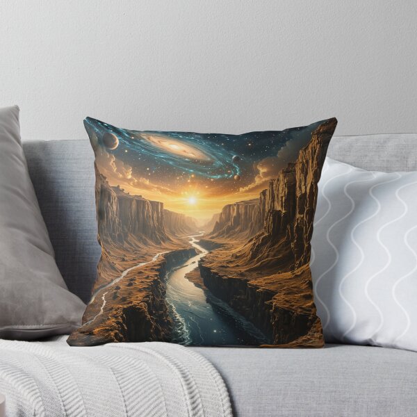 Item preview, Epic Cosmic Canyon – Surreal Space Landscape at Sunset designed and sold by Exoset.