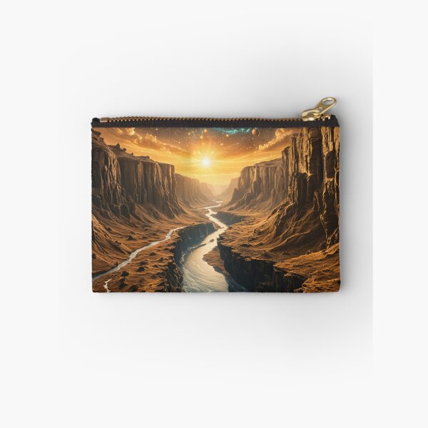 Item preview, Epic Cosmic Canyon – Surreal Space Landscape at Sunset designed and sold by Exoset.