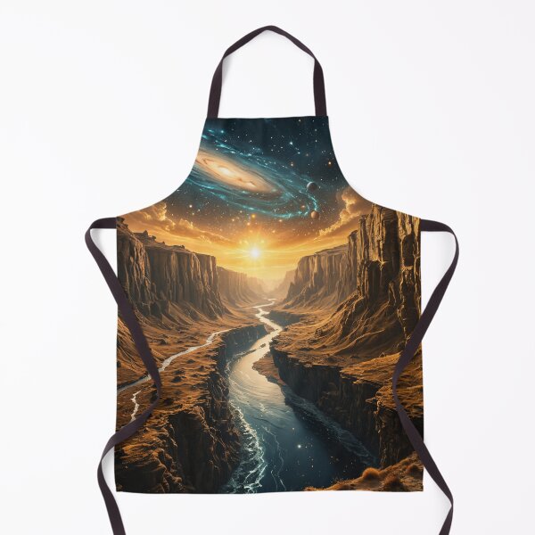 Item preview, Epic Cosmic Canyon – Surreal Space Landscape at Sunset designed and sold by Exoset.