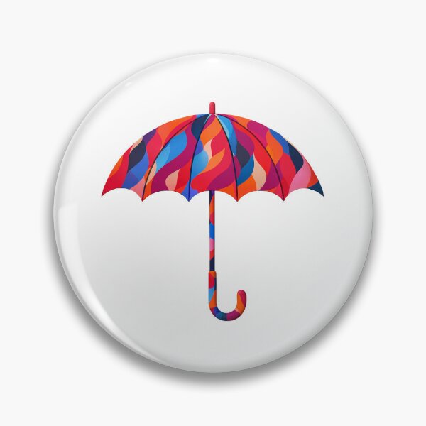 Item preview, Colorful Abstract Umbrella Illustration designed and sold by Pacika.