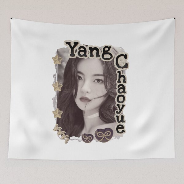 Item preview, Yang Chaoyue (杨超越) Chinese Actress Art Chinese Celebrity Illustration Scrapbook Collage Cozy Y2K Vintage Design designed and sold by HELL0WBELLO.
