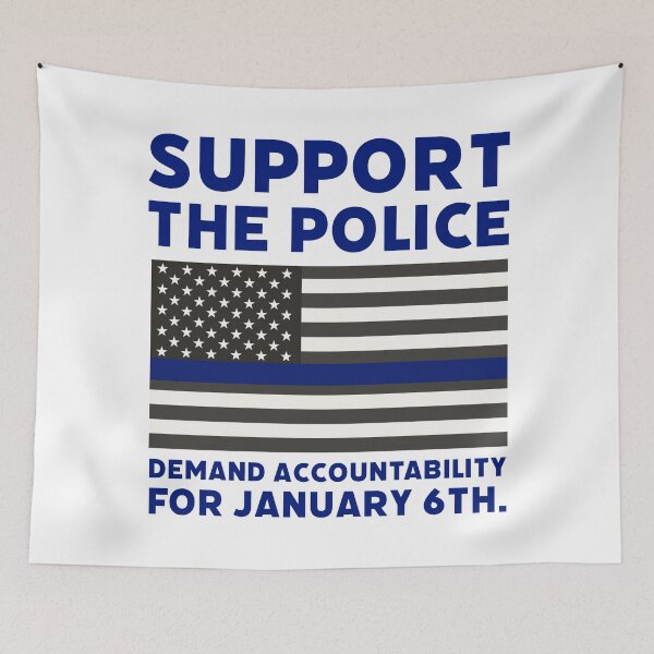 Item preview, Support the police demand accountability for January 6th designed and sold by Rachel the Artist .
