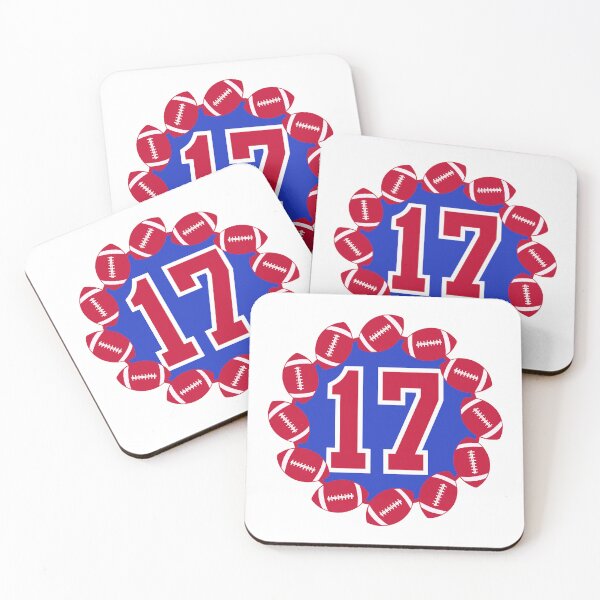 Item preview, Let's Go Buffalo - 17 (Allen) Stickerpack - Red/Blue designed and sold by YonderAndBeyond.