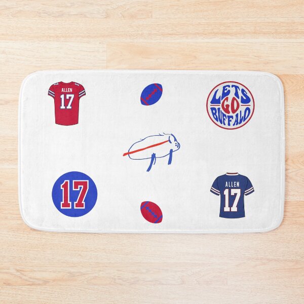 Item preview, Let's Go Buffalo - 17 (Allen) Stickerpack - Red/Blue designed and sold by YonderAndBeyond.