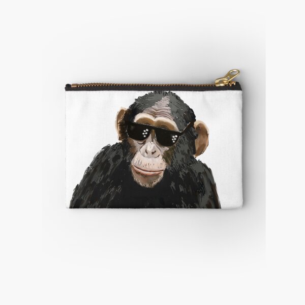 Item preview, Gangster Chimp – Cool Sunglasses Meme with Animal Swagger designed and sold by denip.