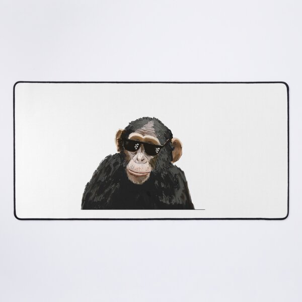 Item preview, Gangster Chimp – Cool Sunglasses Meme with Animal Swagger designed and sold by denip.