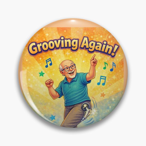 Item preview, Grooving Again Grandpa – Funny Hip Replacement Dance designed and sold by PunchDrop.