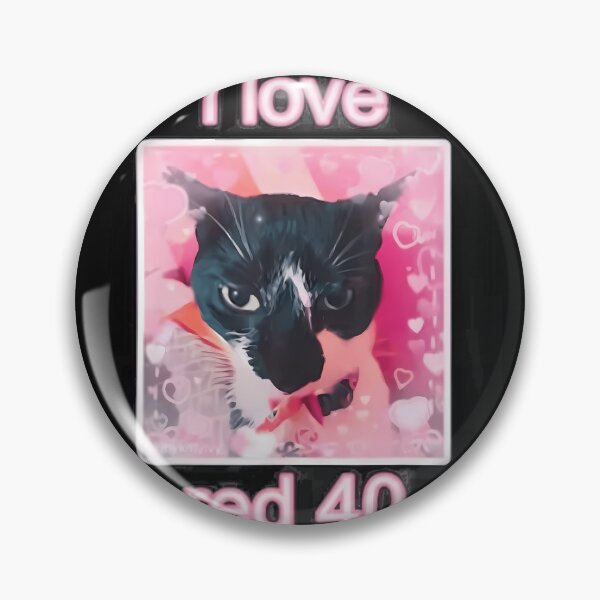 Item preview, I Love Red 40 Cat designed and sold by MarisolOndricka.