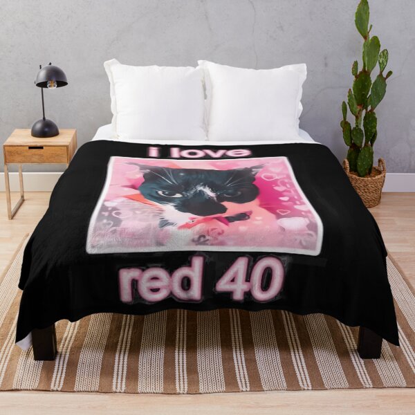 Item preview, I Love Red 40 Cat designed and sold by MarisolOndricka.