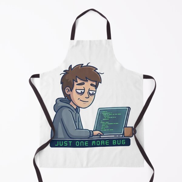 Item preview, Just One More Bug – Funny Programmer & Developer Design designed and sold by inaveed.