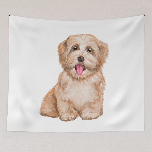 Item preview, Puppy Love – Cute Fluffy Dog Art for Pet Lovers designed and sold by denip.