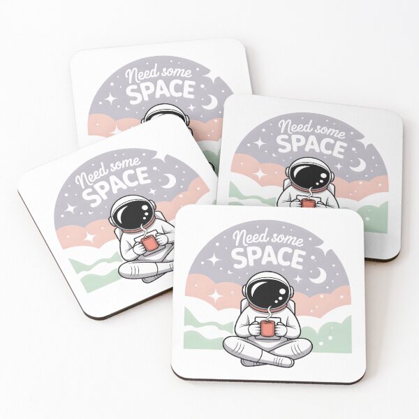 Item preview, Need Some Space Astronaut T-Shirt | Funny Coffee Pun Space Gift | Cute Galaxy Aesthetic Art designed and sold by Pixie Bloom.