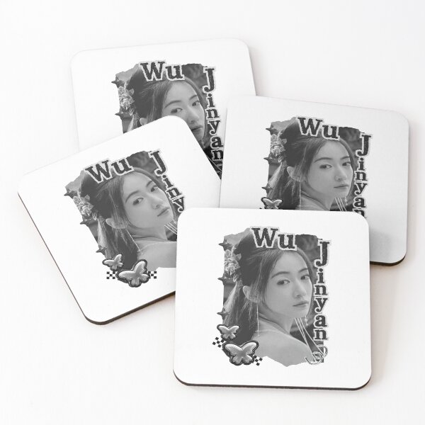 Item preview, Wu Jinyan (吴谨言) Actriz china Arte Celebridad china Ilustración Collage en blanco y negro Arte digital Retrato designed and sold by AJUNICE STUDIO.