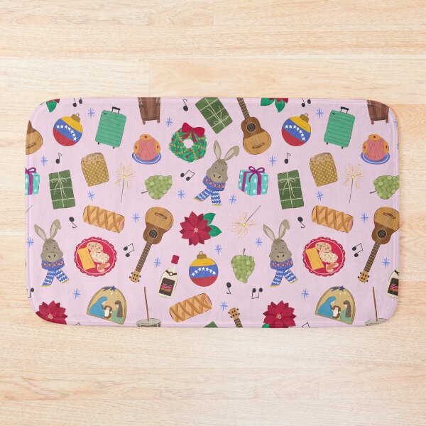 Item preview, Venezuelan Christmas Traditions Pink designed and sold by Aralma.