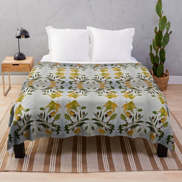 Item preview, Autumn pattern with yellow and green leaves designed and sold by mariya-ivanova.