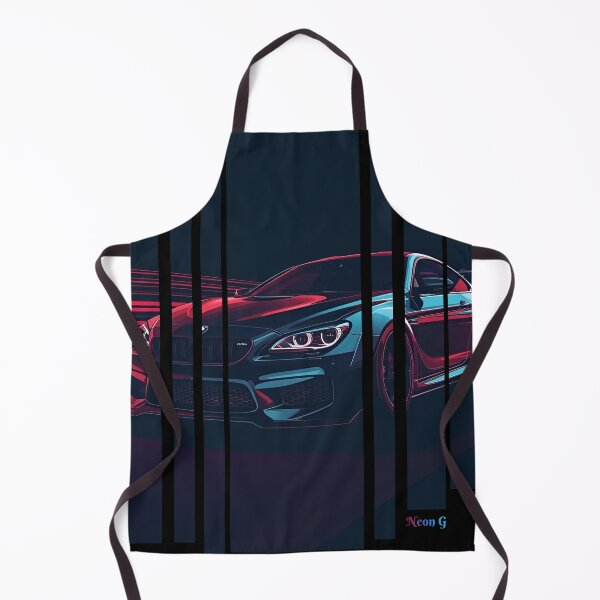 Item preview, B.W M6 sideways cyberpunk neon city, high contrast colors, cinematic lighting, bold vector illustration 20 designed and sold by Neon G.