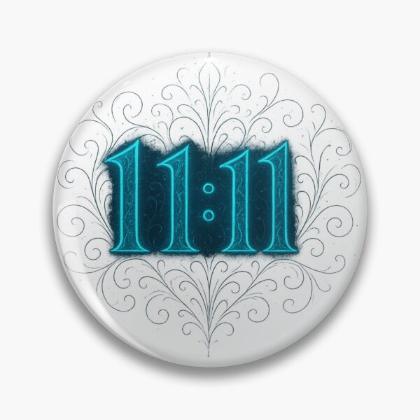 Item preview, 11:11 Angel Number Neon Symbol designed and sold by HiteshArt111.