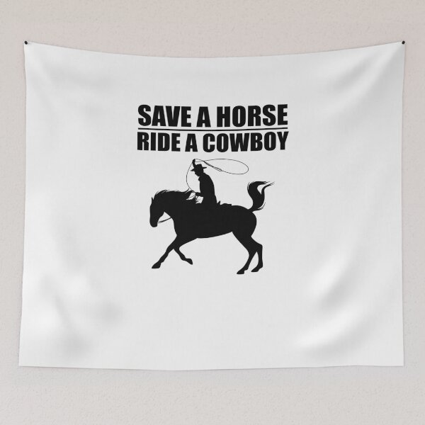 Item preview, Save A Horse and Ride A Cowboy V2 designed and sold by TeeTimeGuys.