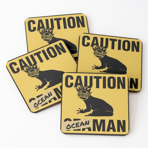 Item preview, Caution Ocean Man - Ween designed and sold by Cybercyde Studios.