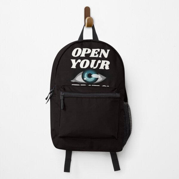 Item preview, Open Your Eyes – Symbolic Eye Illustration with Bold Message designed and sold by Carftastic.