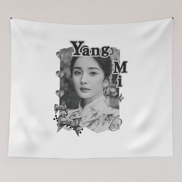 Item preview, Yang Mi (杨幂) Actriz china Arte Celebridad china Ilustración Collage en blanco y negro Arte digital Retrato designed and sold by AJUNICE STUDIO.