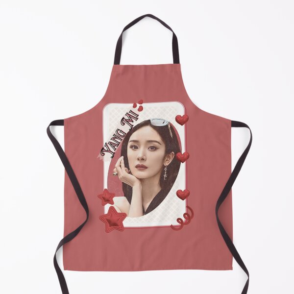 Item preview, Yang Mi (杨幂) Portrait Chinese Actress Art Chinese Celebrity Illustration portrait illustration Red Aesthetic Collage Design designed and sold by AJUNICE STUDIO.