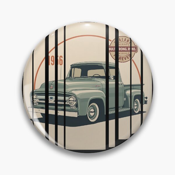Item preview, For F100 Pickup Truck, 1956 vintage, retro, bold and iconic F100 7 designed and sold by Neon G.