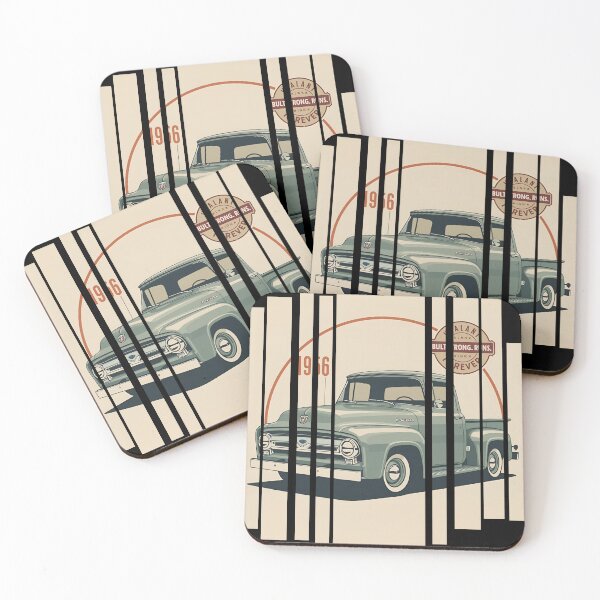 Item preview, For F100 Pickup Truck, 1956 vintage, retro, bold and iconic F100 7 designed and sold by Neon G.
