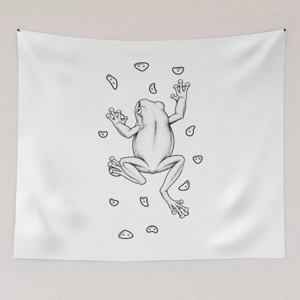 Item preview, Rock Climber Indoor Wall Climbing Tree Frog Funny Climbers designed and sold by GrandeDuc.