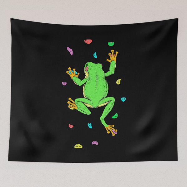 Item preview, Rock Climber Indoor Wall Climbing Tree Frog Funny Climbers designed and sold by GrandeDuc.
