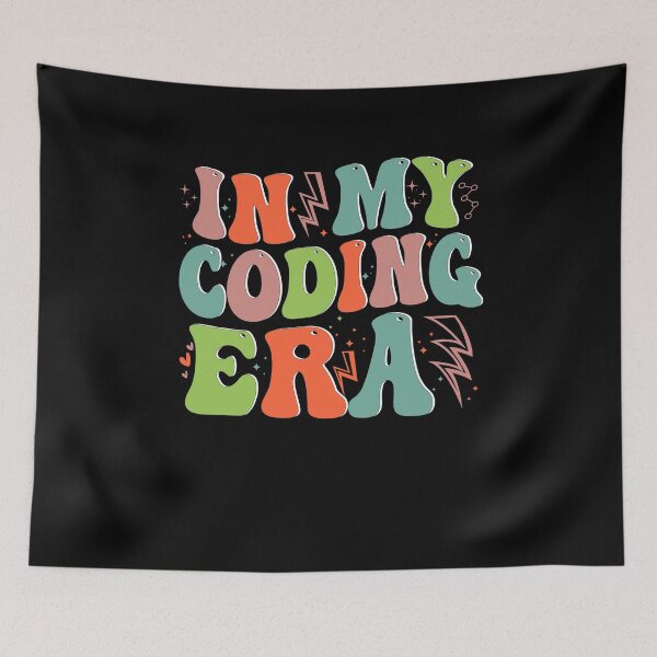 Item preview, Retro 70s In My Coding Era Programmer Art designed and sold by Nocturnal-Vines.