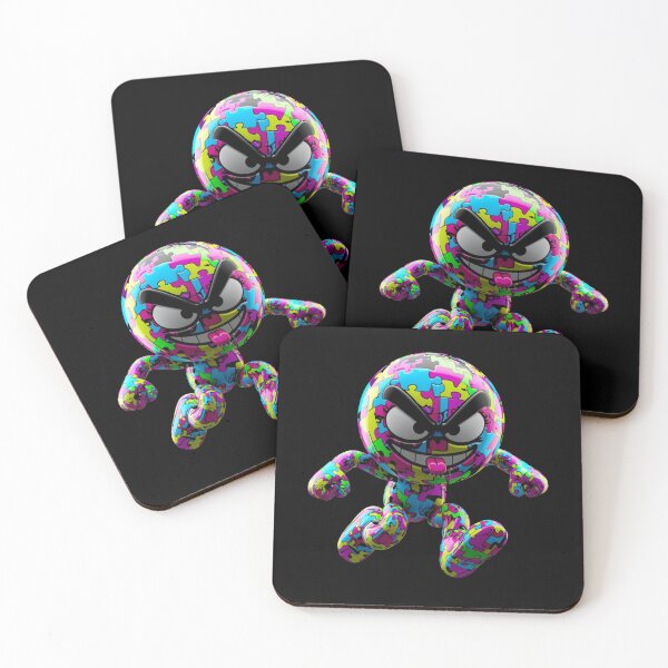 Item preview, Crazy Puzzle Street Art Character designed and sold by PLUSHIWORLDtm.