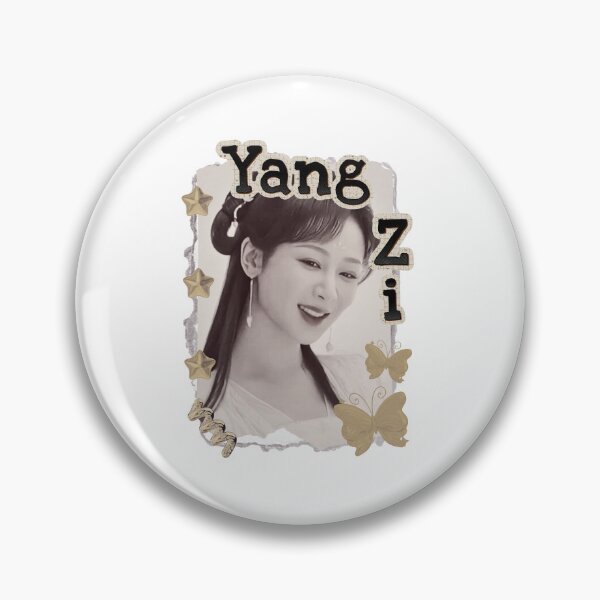 Item preview, Yang Zi (杨紫)Chinese Actress Art Chinese Celebrity Illustration Scrapbook Collage Cozy Y2K Vintage Design designed and sold by HELL0WBELLO.