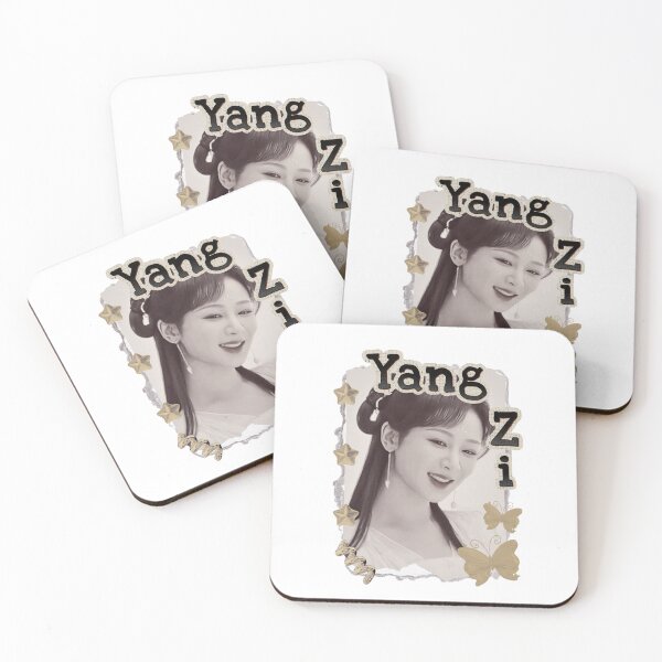 Item preview, Yang Zi (杨紫)Chinese Actress Art Chinese Celebrity Illustration Scrapbook Collage Cozy Y2K Vintage Design designed and sold by HELL0WBELLO.